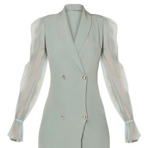 PLT Sage green blazer dress